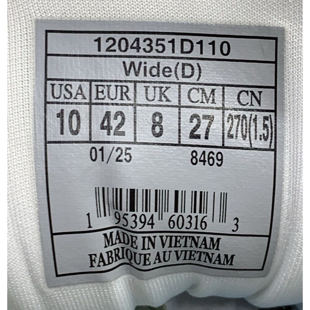 Brooks Glycerin GTS 22 Women's 10 Wide D White Blue Running Shoes 1204351D110 - Picture 9 of 12